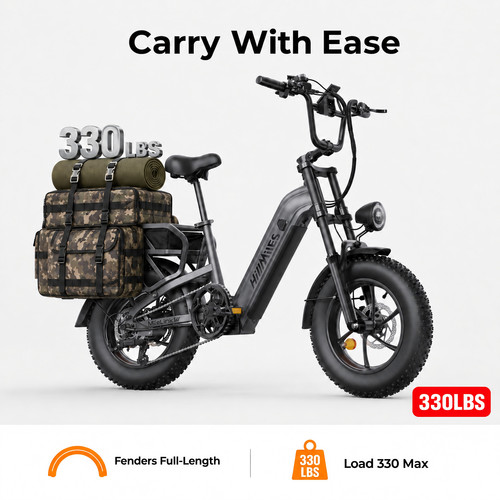 Bicicletta elettrica hillmiles - bicicletta,