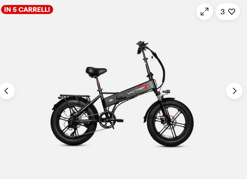 Victrip fat bike pieghevole - bike,