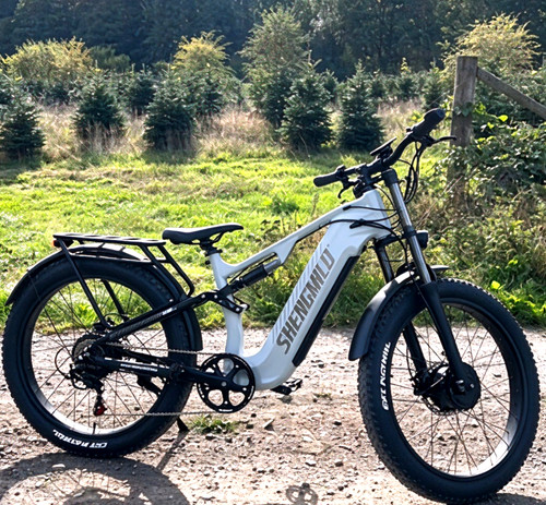 Mountain bike elettrica doppio